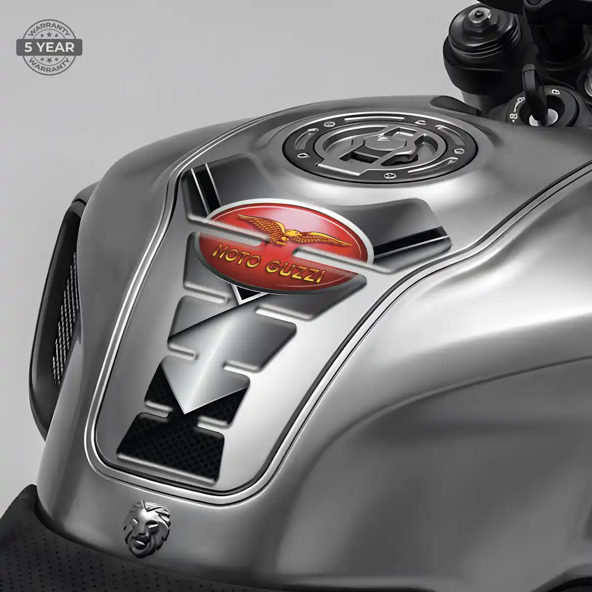 Moto Guzzi Tank Pad Guard Motorbike Refined Design