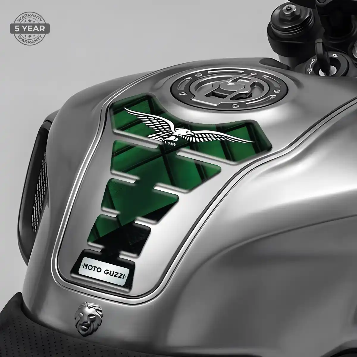Moto Guzzi Tank Pad Guard Refined Design