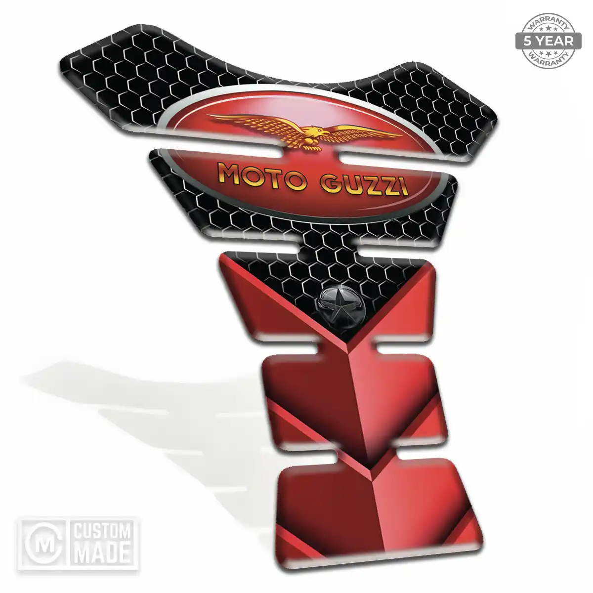 Moto Guzzi Tank Pad Motorcycle Refined Design