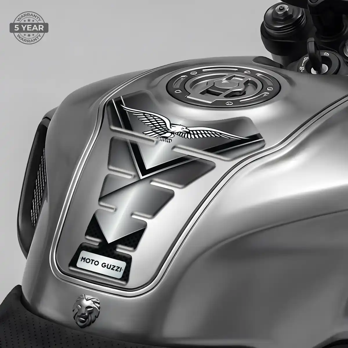 Moto Guzzi Tank Pad Motorcycle Signature Grade