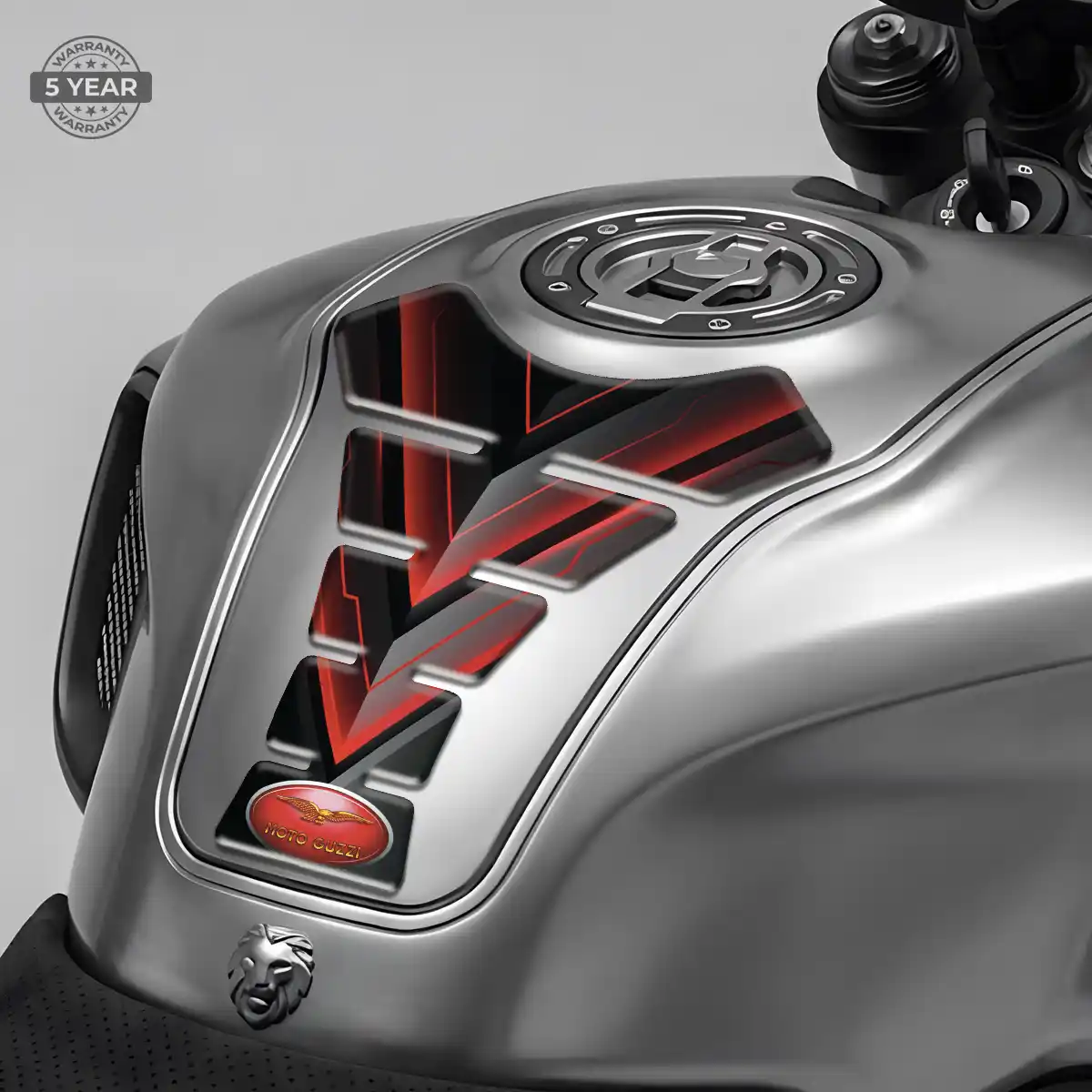 Moto Guzzi Tank Pad Protector Motorcycle Refined Design