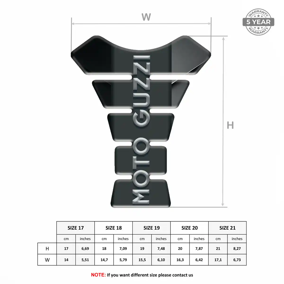 Moto Guzzi Tank Pad Protector Superior Craft