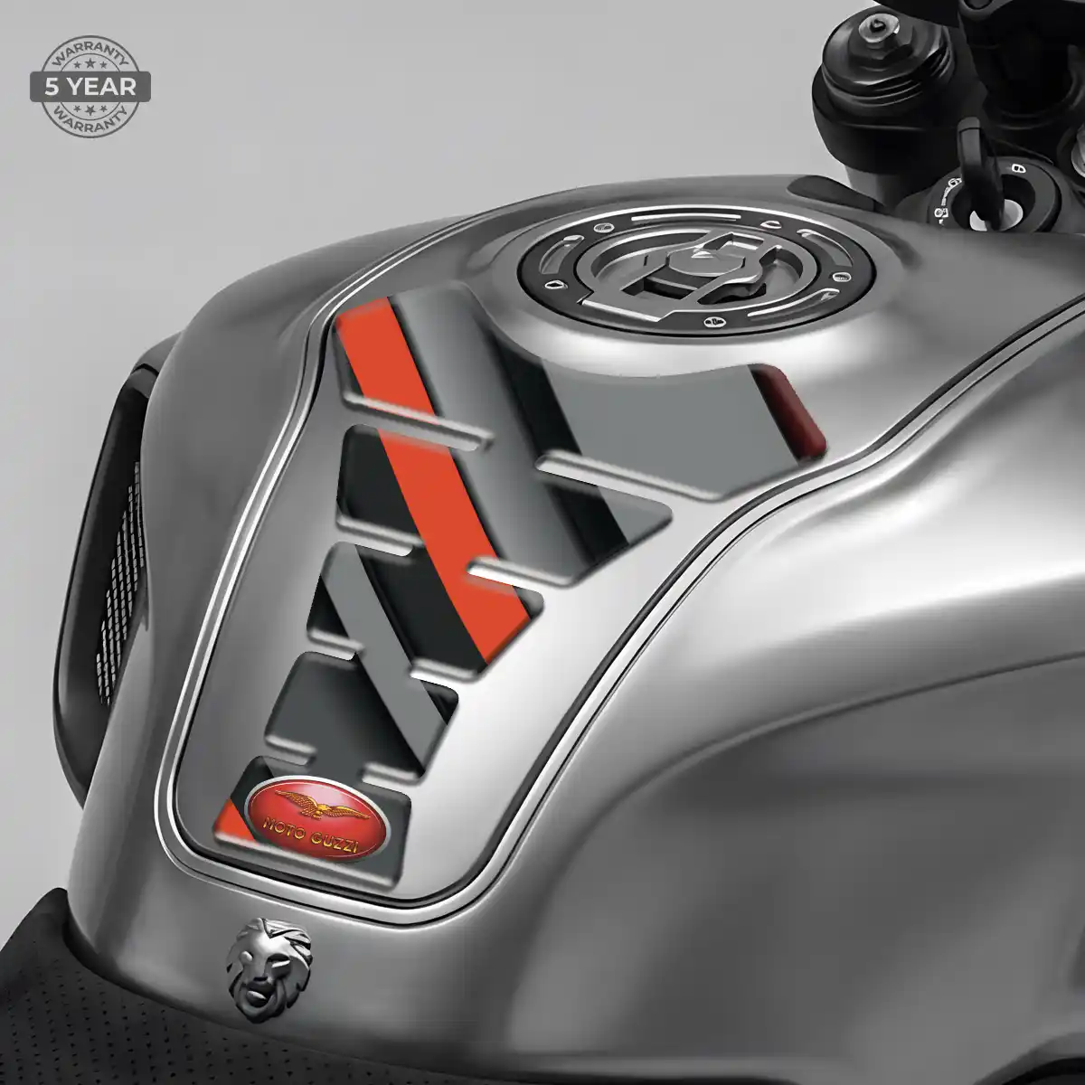 Moto Guzzi Tank Pad Refined Design