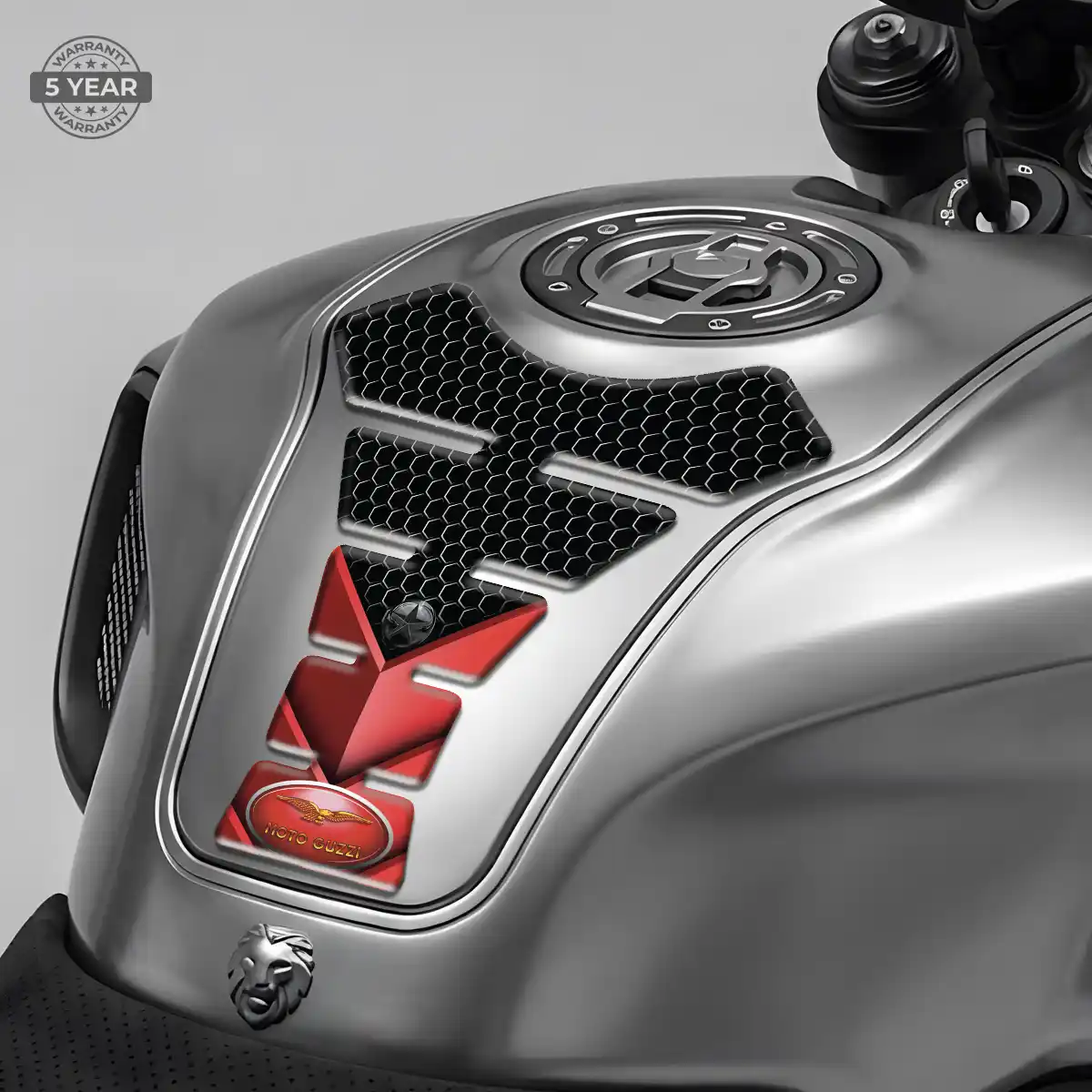 Moto Guzzi Tank Pads Fuse Motorbike Refined Design