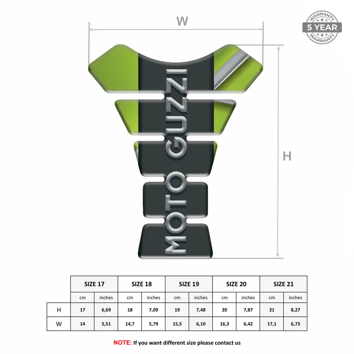 Moto Guzzi Tank Pads Fuse Motorcycle Sleek Style