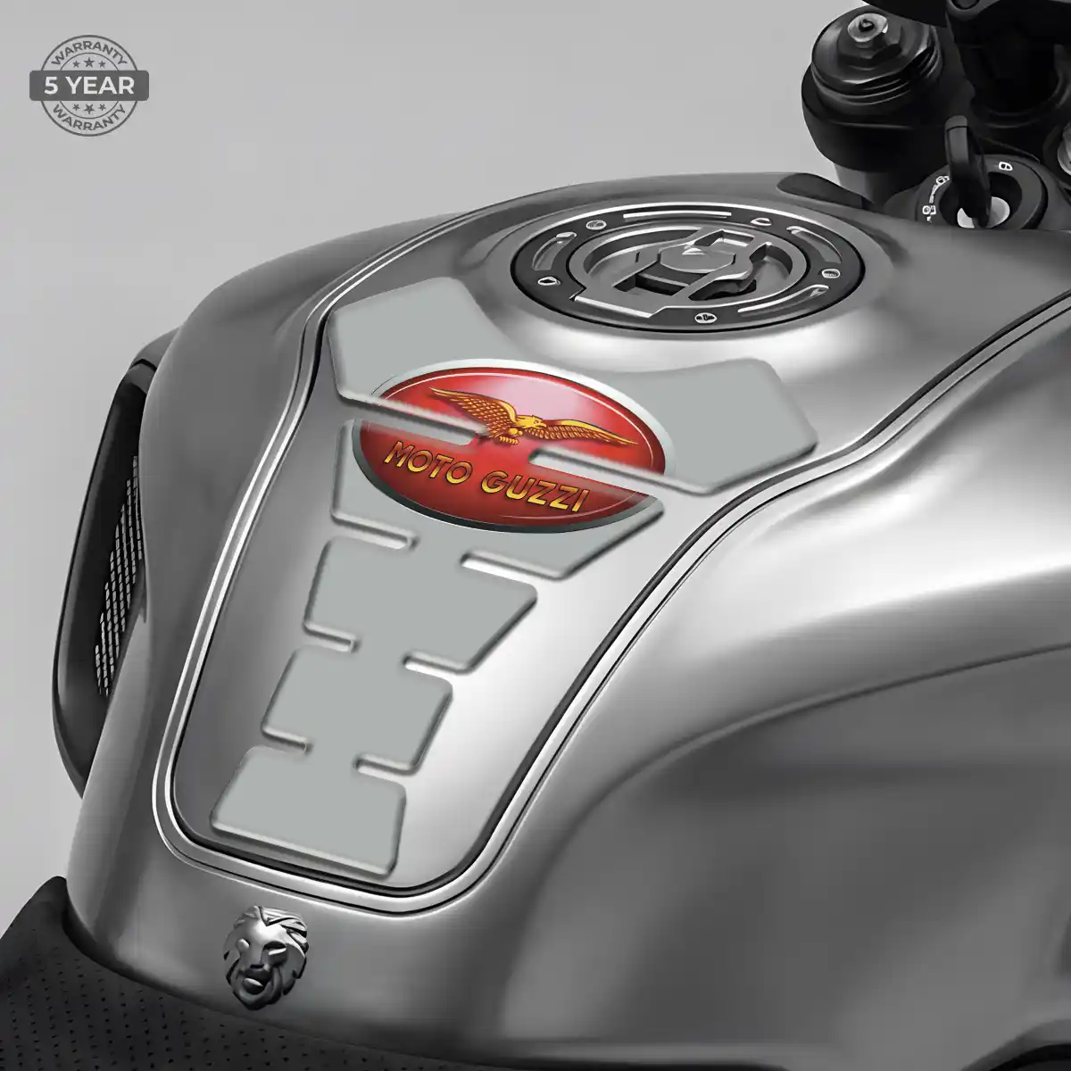 Moto Guzzi Tank Pads Fuse Refined Design