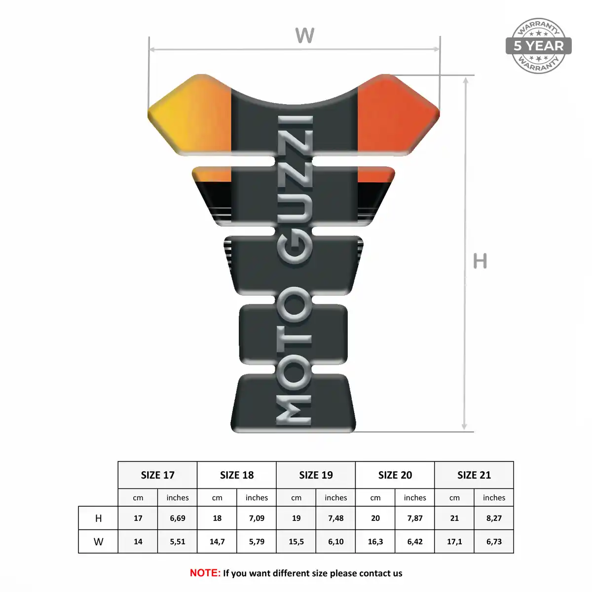 Moto Guzzi Tank Pads Fuse Superior Craft