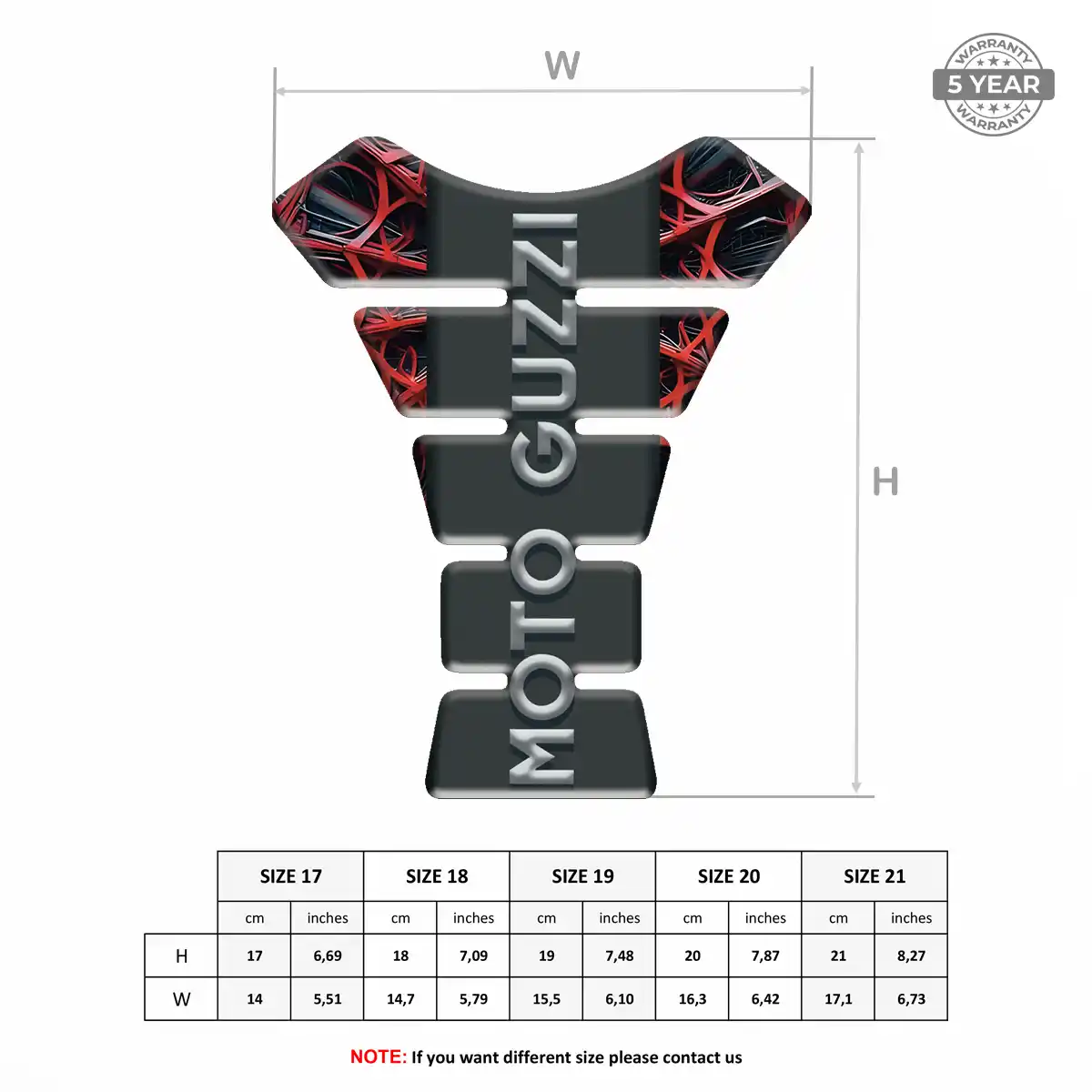 Moto Guzzi Tank Pads Guards Motorbike Prime Quality