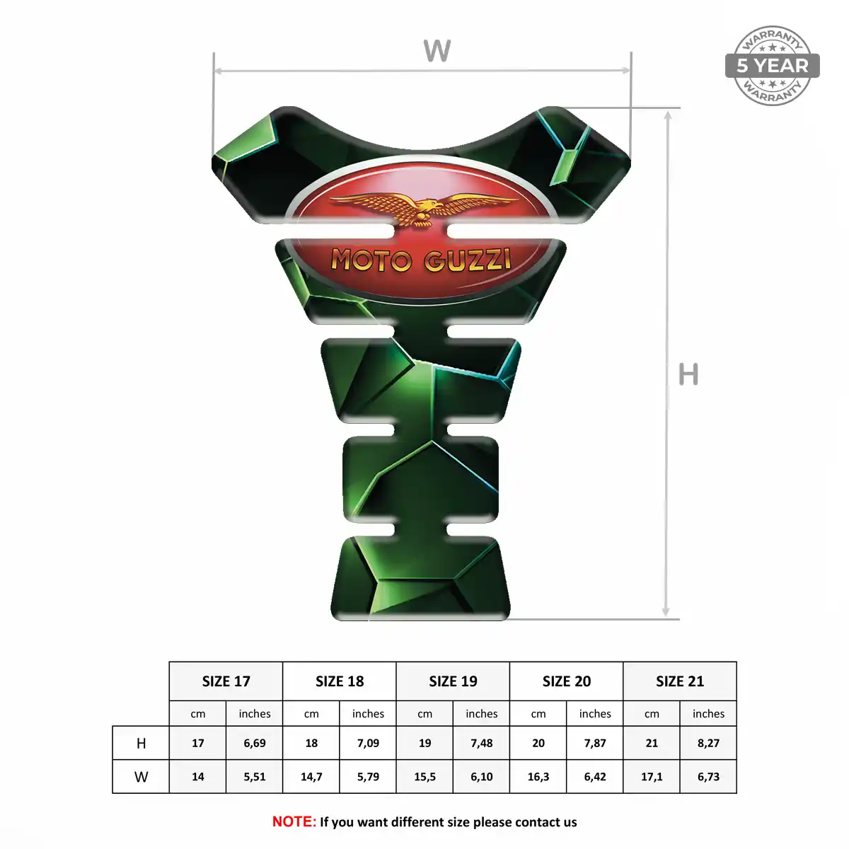 Moto Guzzi Tank Pads Guards Motorcycle Refined Design