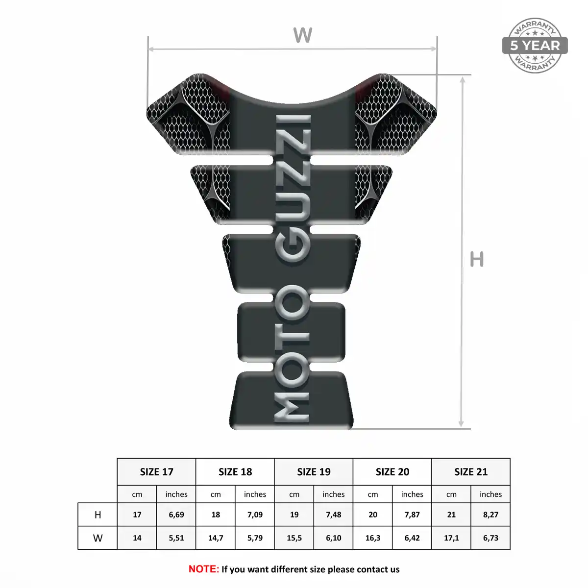 Moto Guzzi Tank Pads Guards Motorcycle Superior Craft