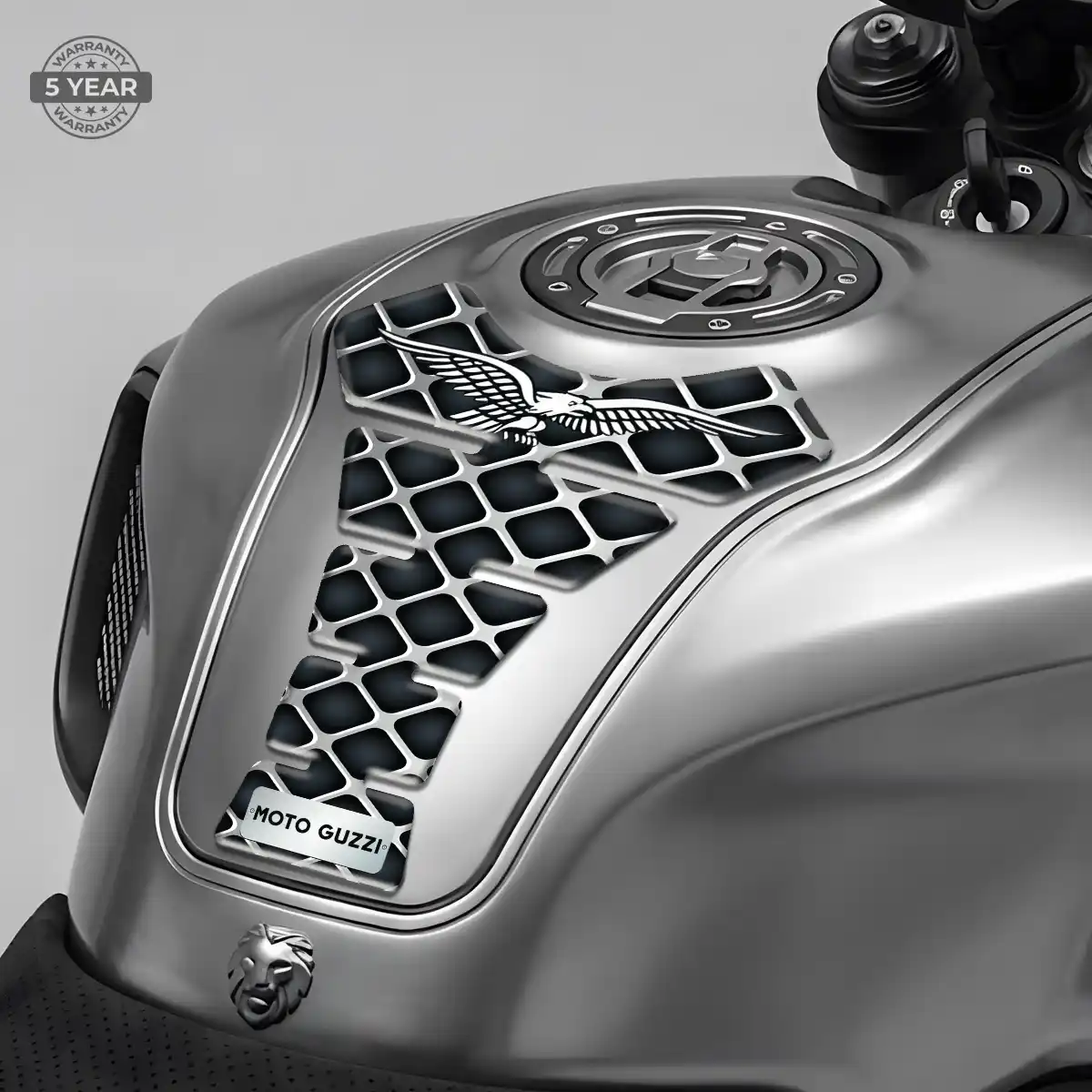 Moto Guzzi Tank Pads Motorbike Refined Design