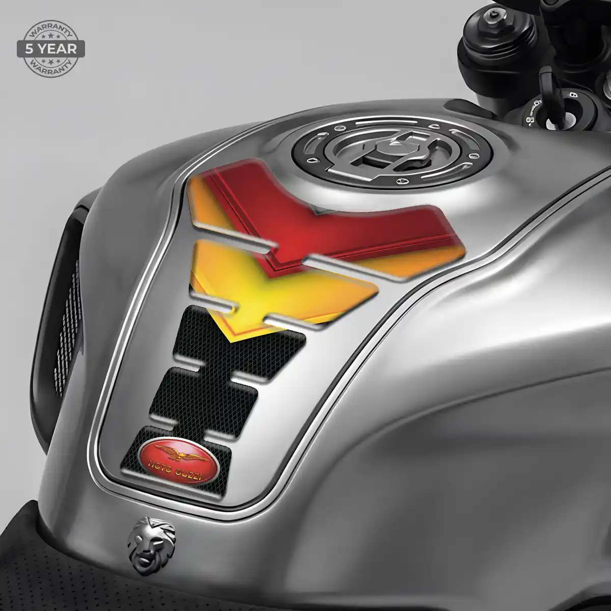 Moto Guzzi Tank Pads Motorcycle Signature Grade