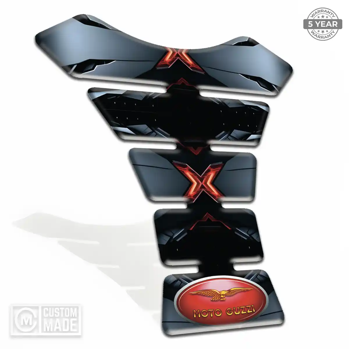 Moto Guzzi Tank Pads Motorcycle Sleek Style