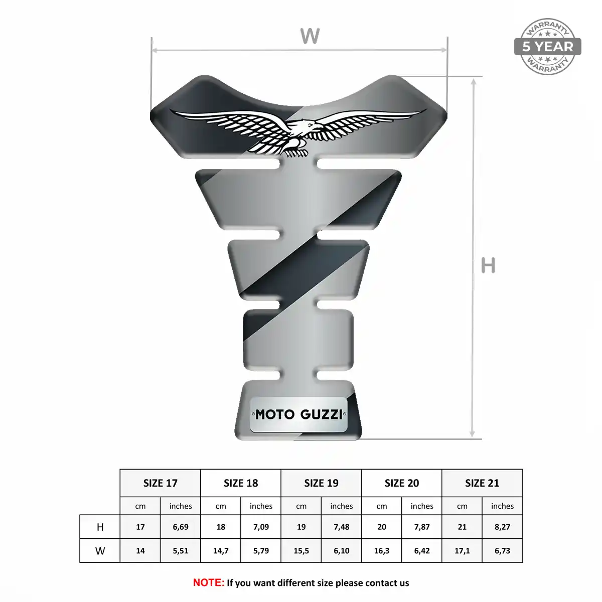 Moto Guzzi Tank Pads Prime Quality