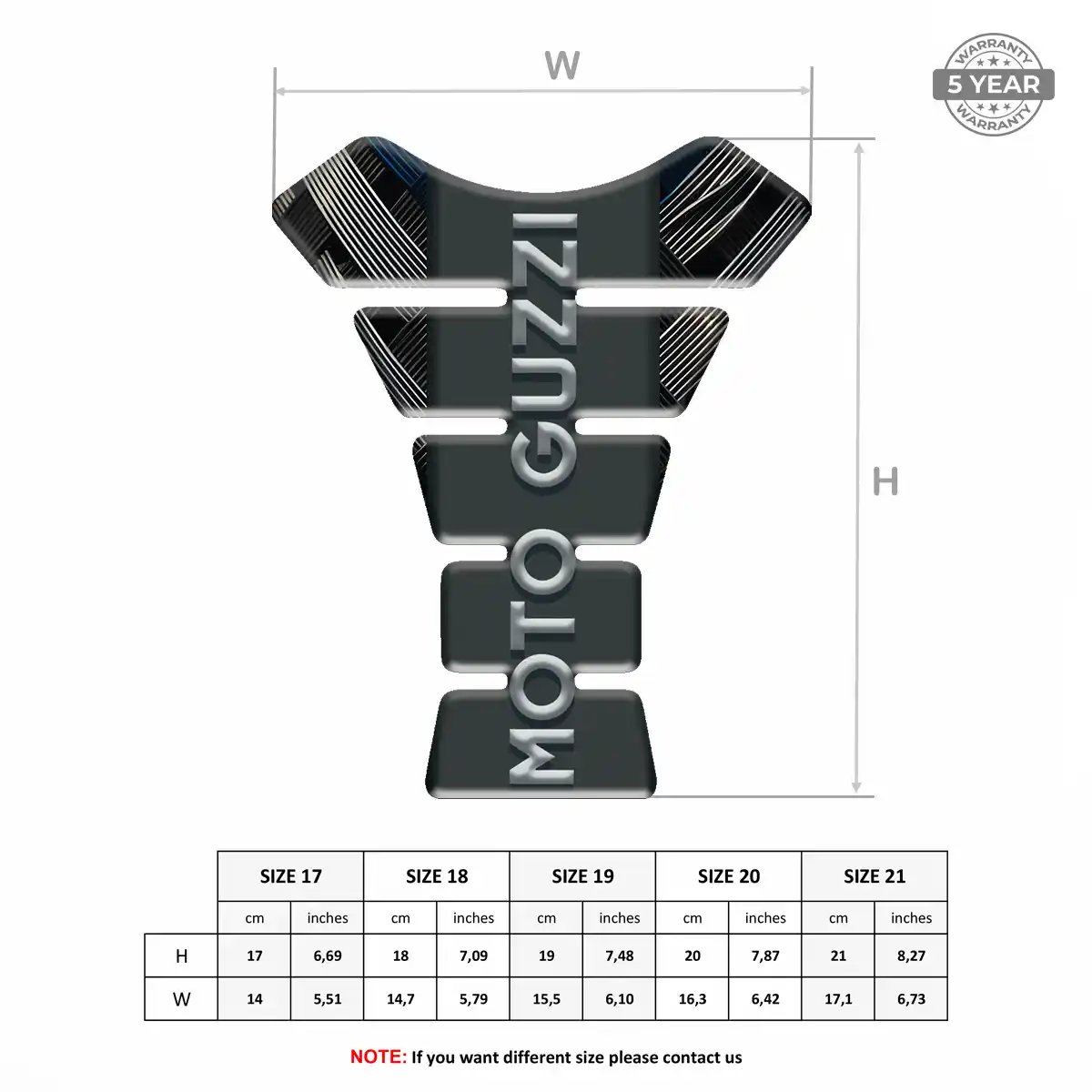 Moto Guzzi Tank Pads Protector Prime Quality