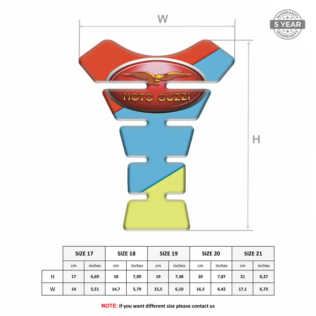 Moto Guzzi Tank Protector Fuse Motorbike Refined Design