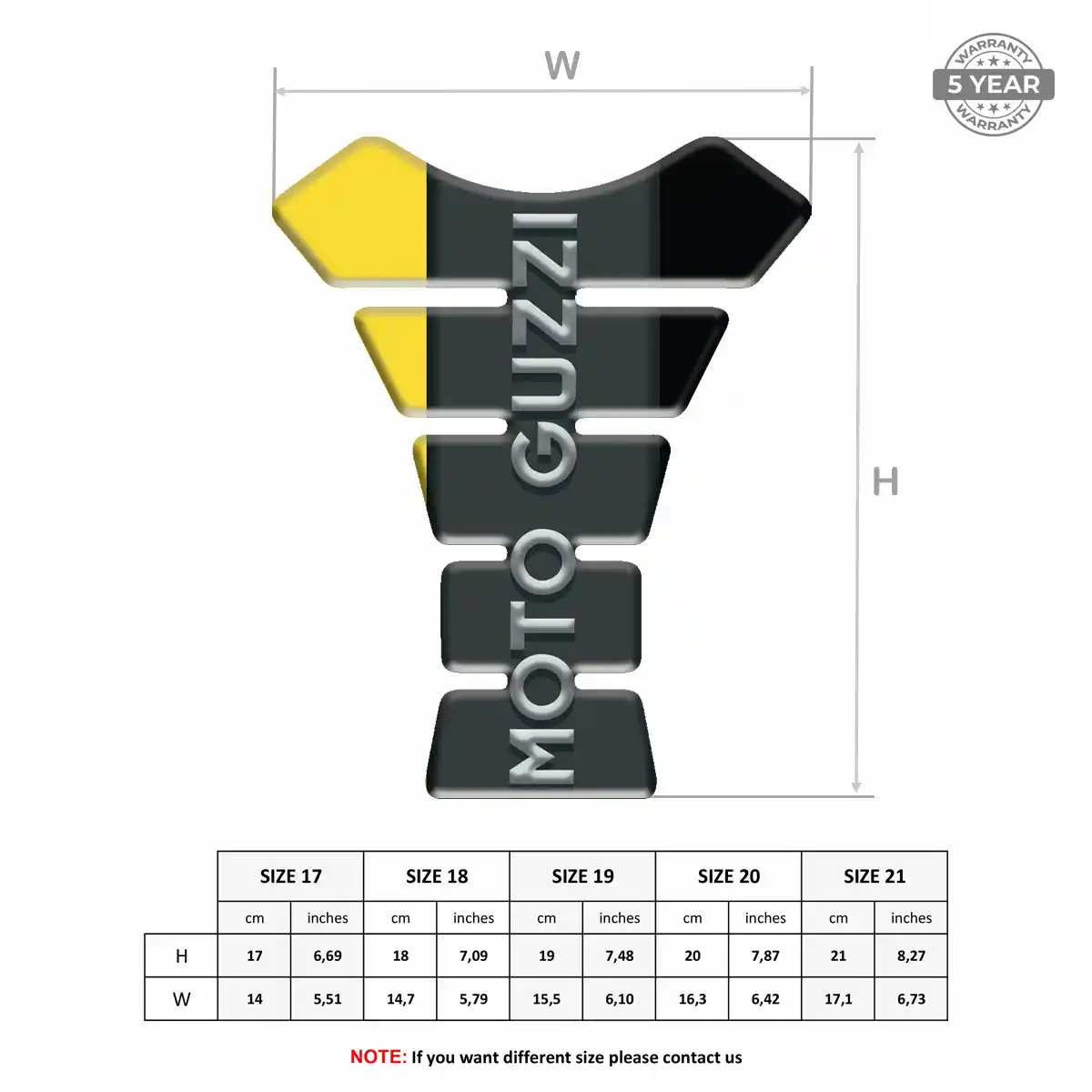 Moto Guzzi Tank Protector Fuse Motorcycle Prime Quality