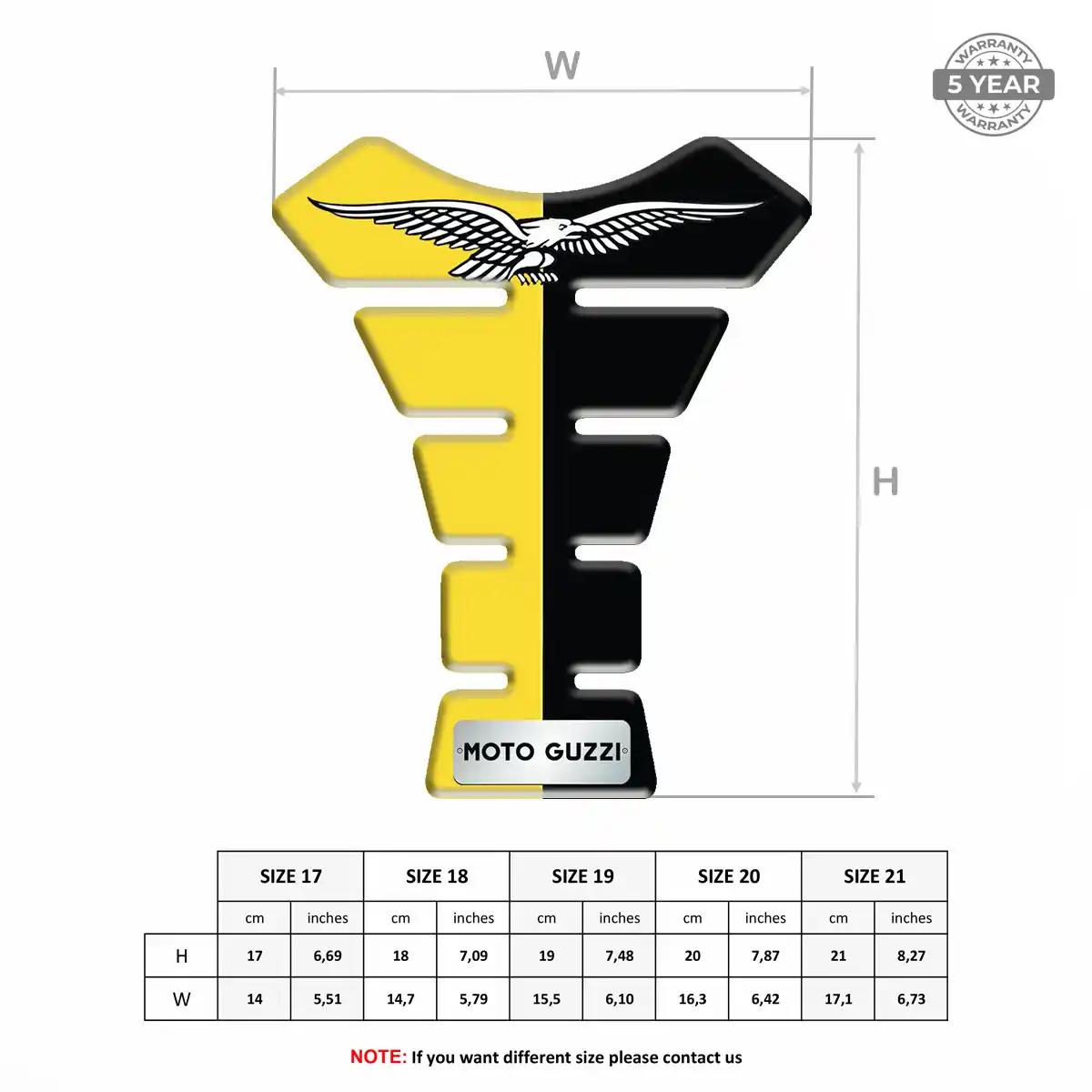Moto Guzzi Tank Protector Fuse Motorcycle Refined Design