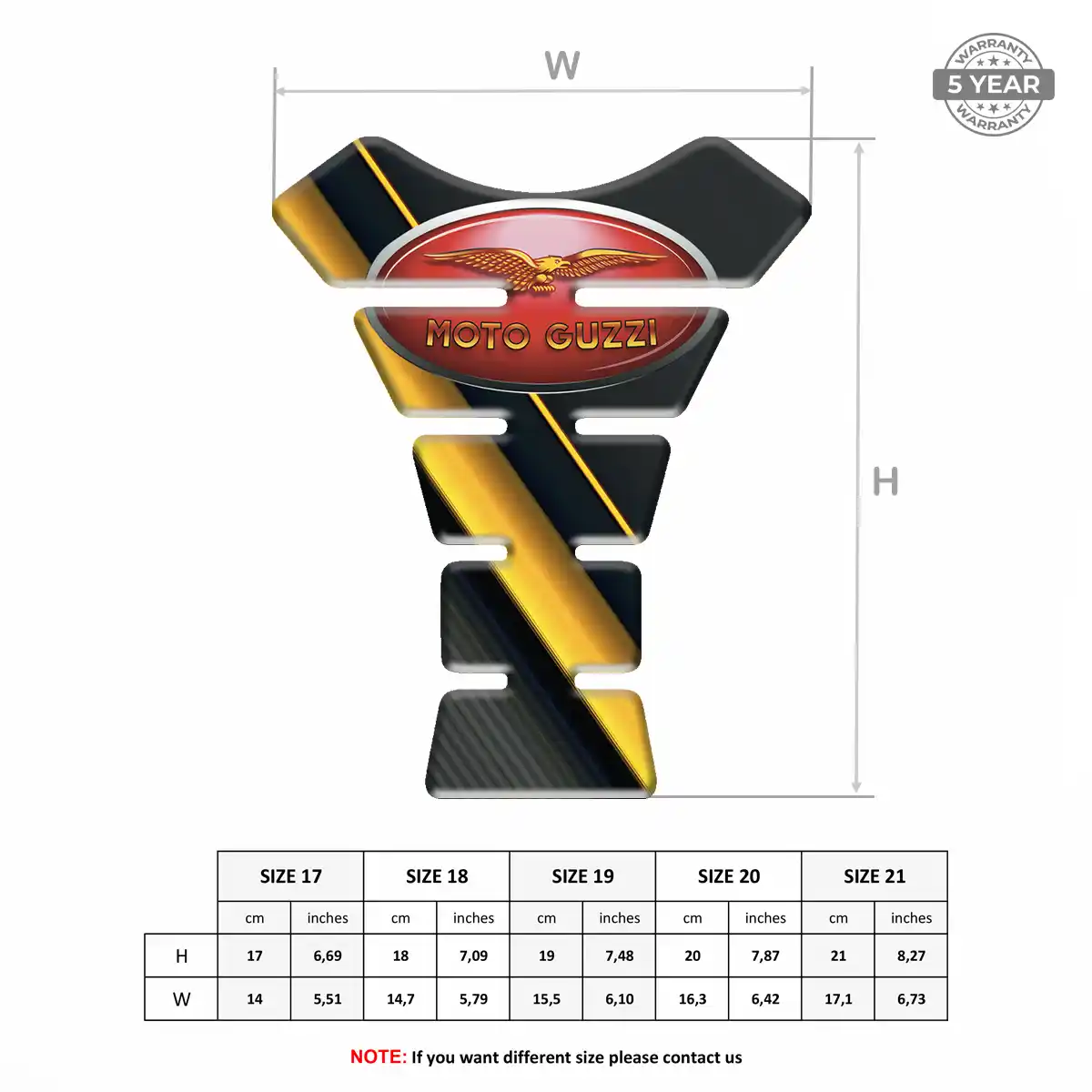 Moto Guzzi Tank Protector Fuse Motorcycle Superior Craft