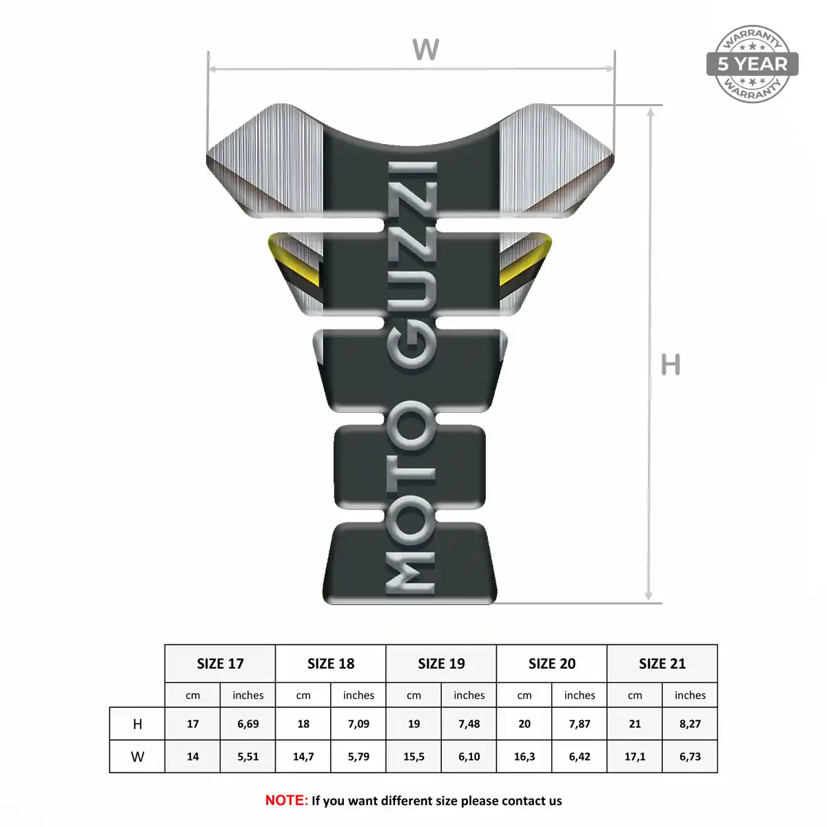 Moto Guzzi Tank Protector Fuse Refined Design