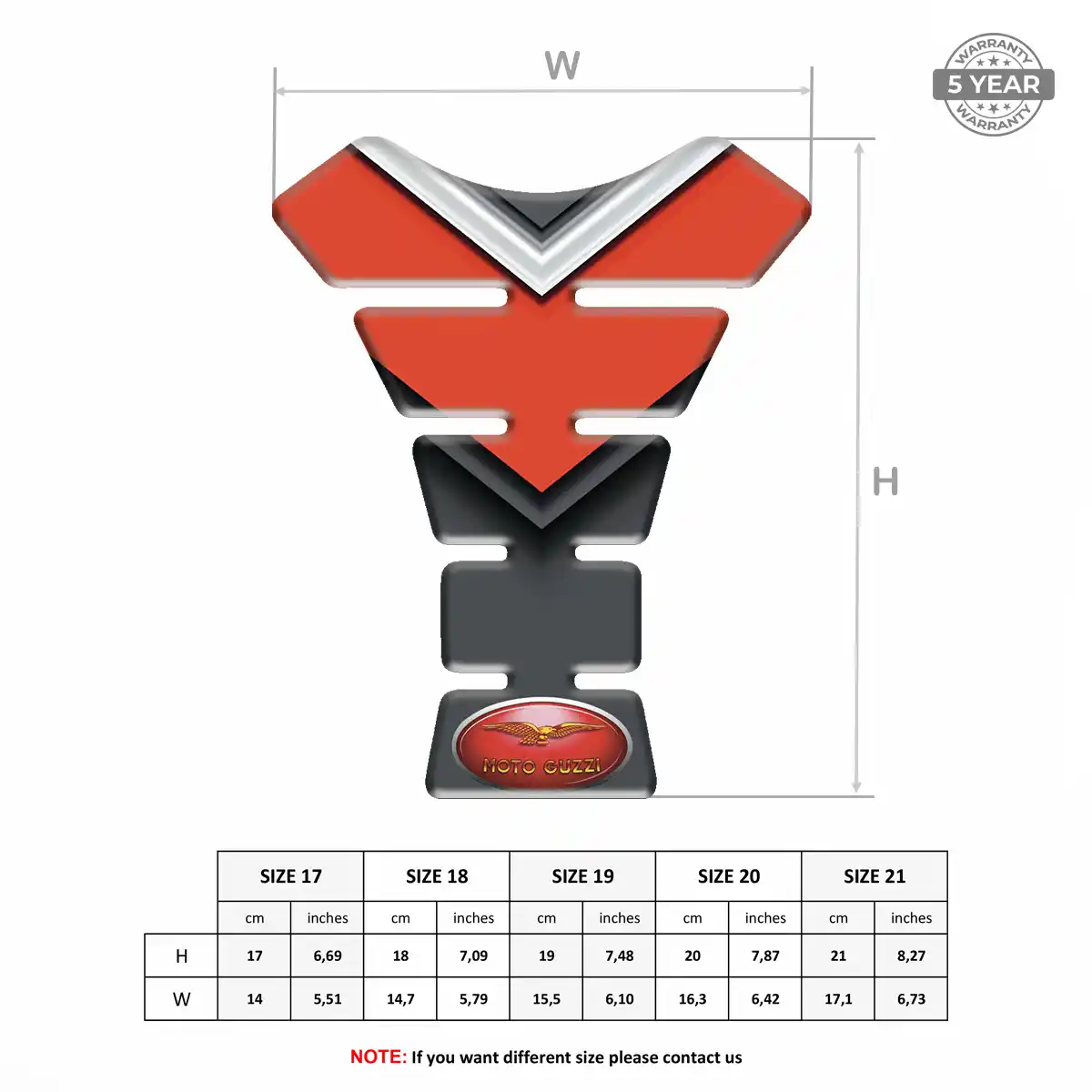 Moto Guzzi Tank Protector Fuse Signature Grade