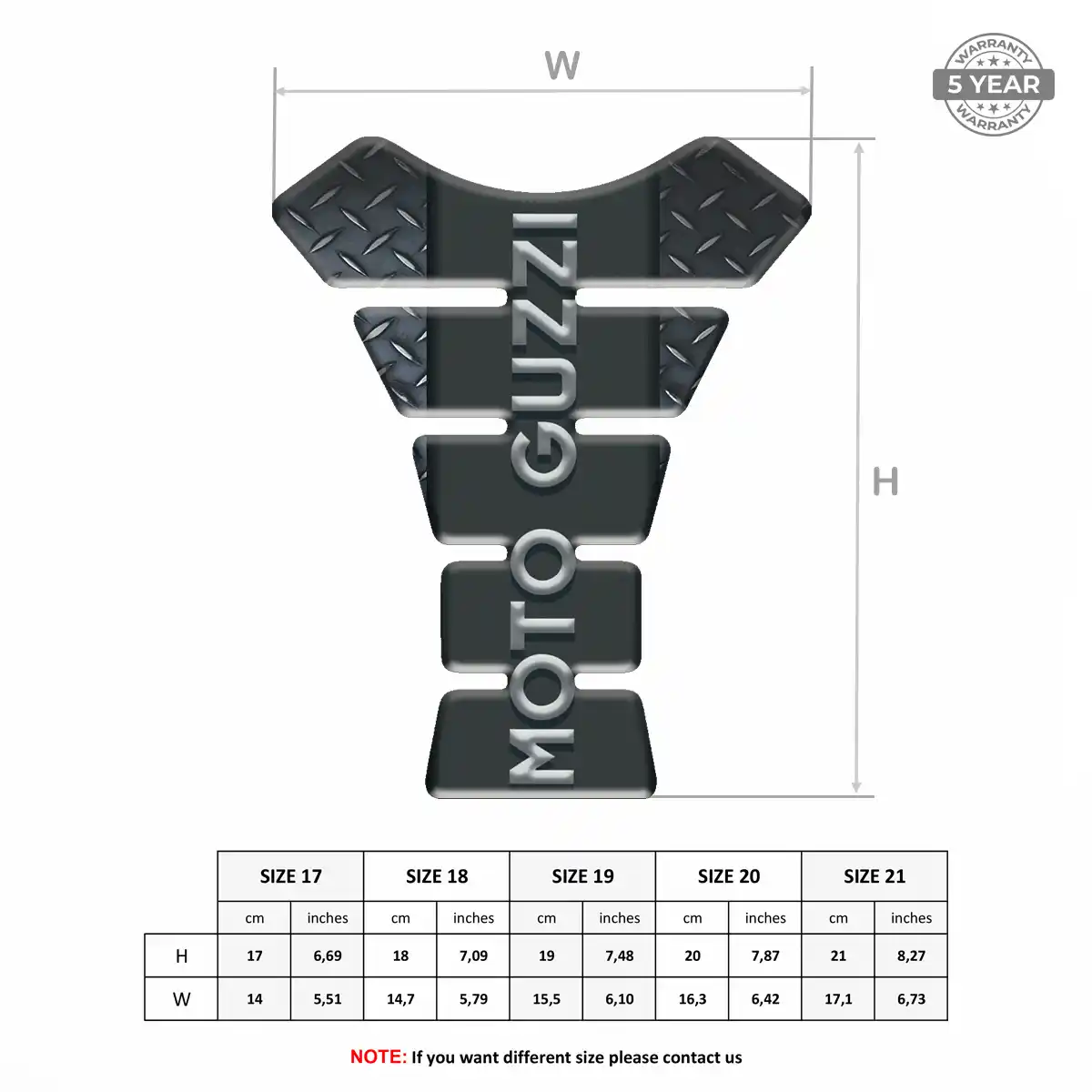 Moto Guzzi Tank Protector Guards Superior Craft