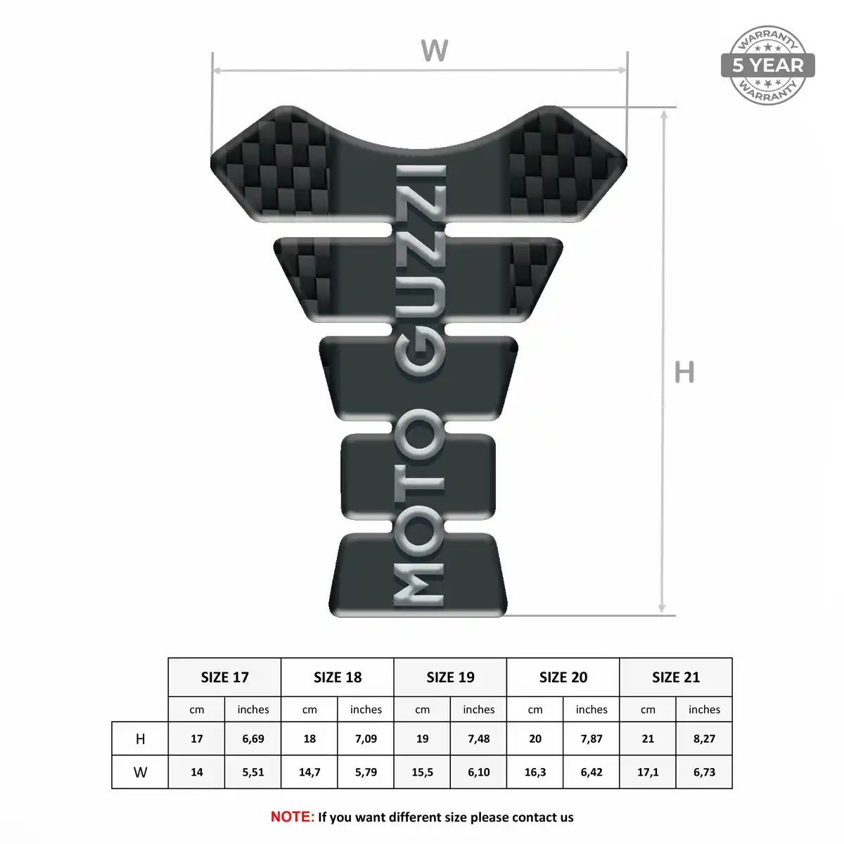 Moto Guzzi Tank Protector Motorcycle Refined Design