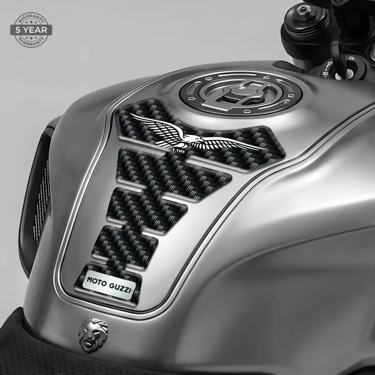 Moto Guzzi Tank Protector Motorcycle Sleek Style