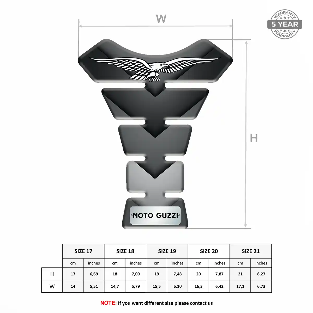Moto Guzzi Tank Protector Pad Prime Quality