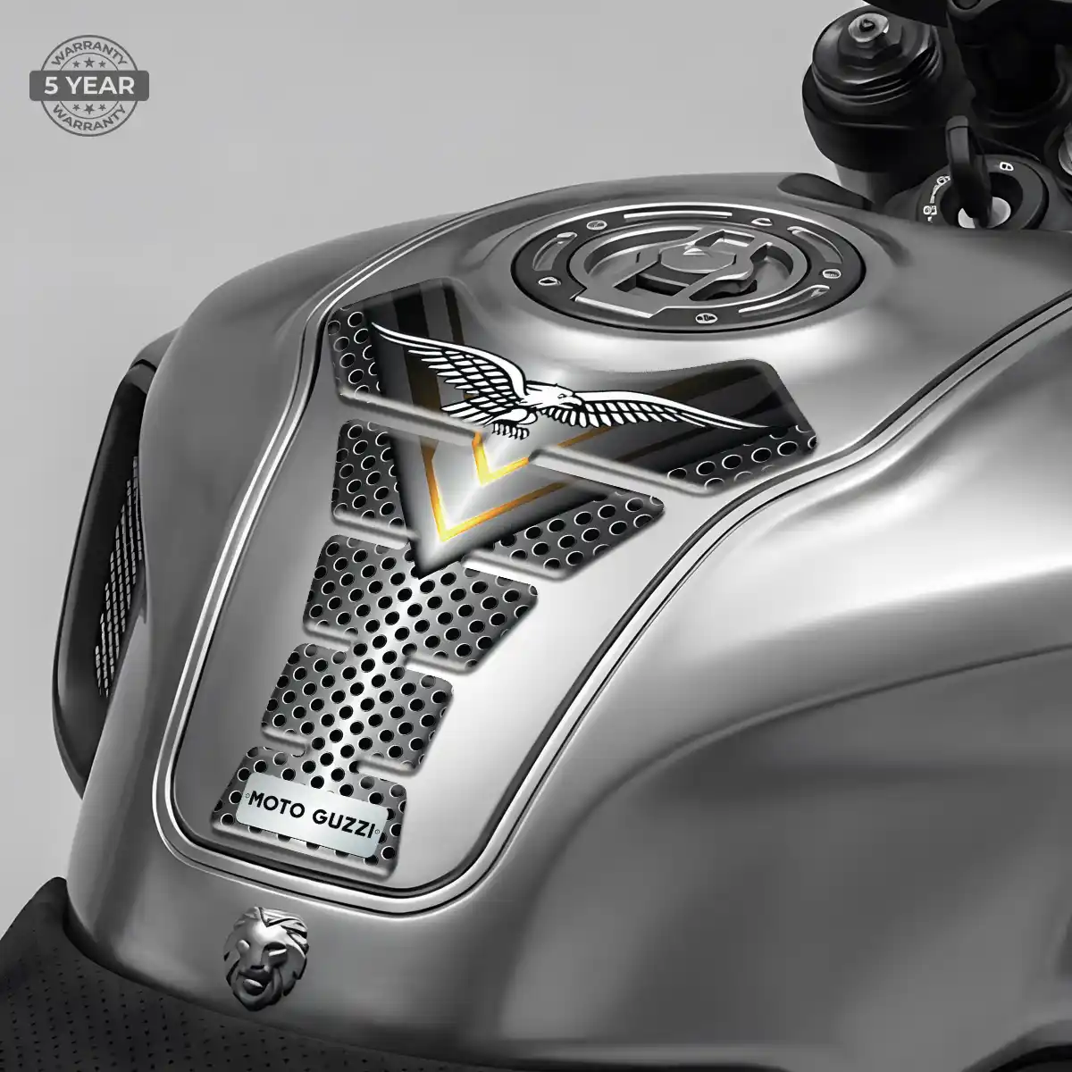 Moto Guzzi Tank Protector Pad Refined Design