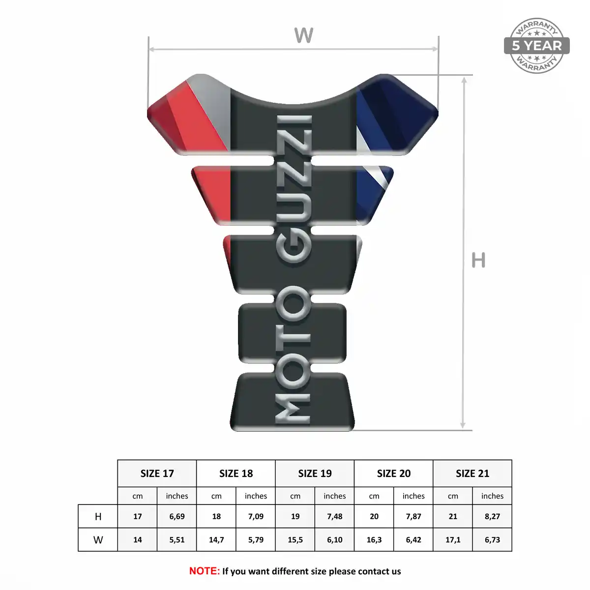 Moto Guzzi Tank Protector Pad Signature Grade