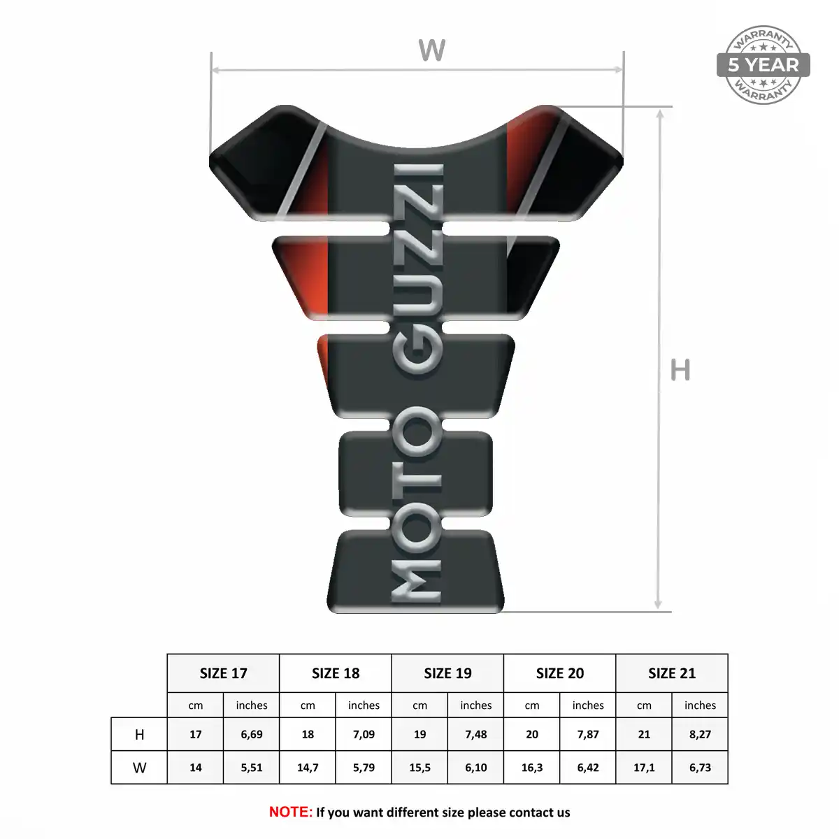 Moto Guzzi Tank Protector Pads Motorcycle Refined Design