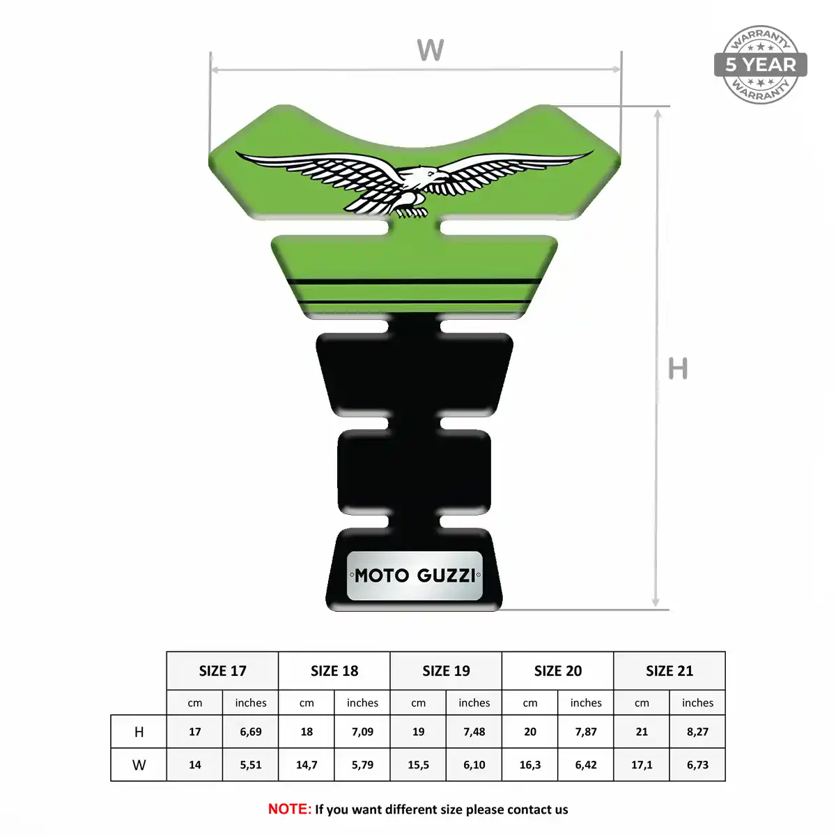 Moto Guzzi Tank Protector Pads Motorcycle Superior Craft