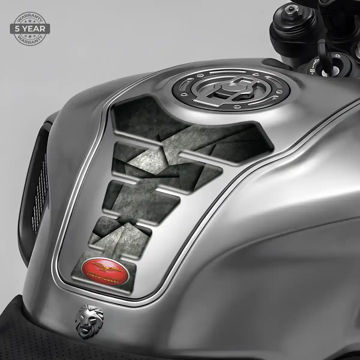 Moto Guzzi Tank Protector Refined Design