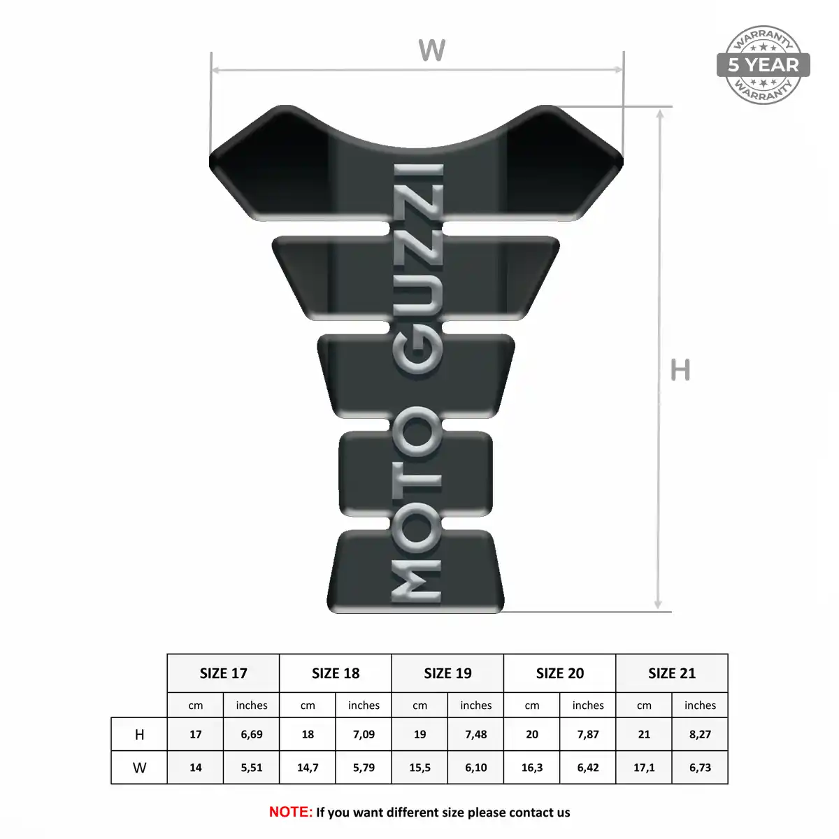 Moto Guzzi Tank Protector Signature Grade
