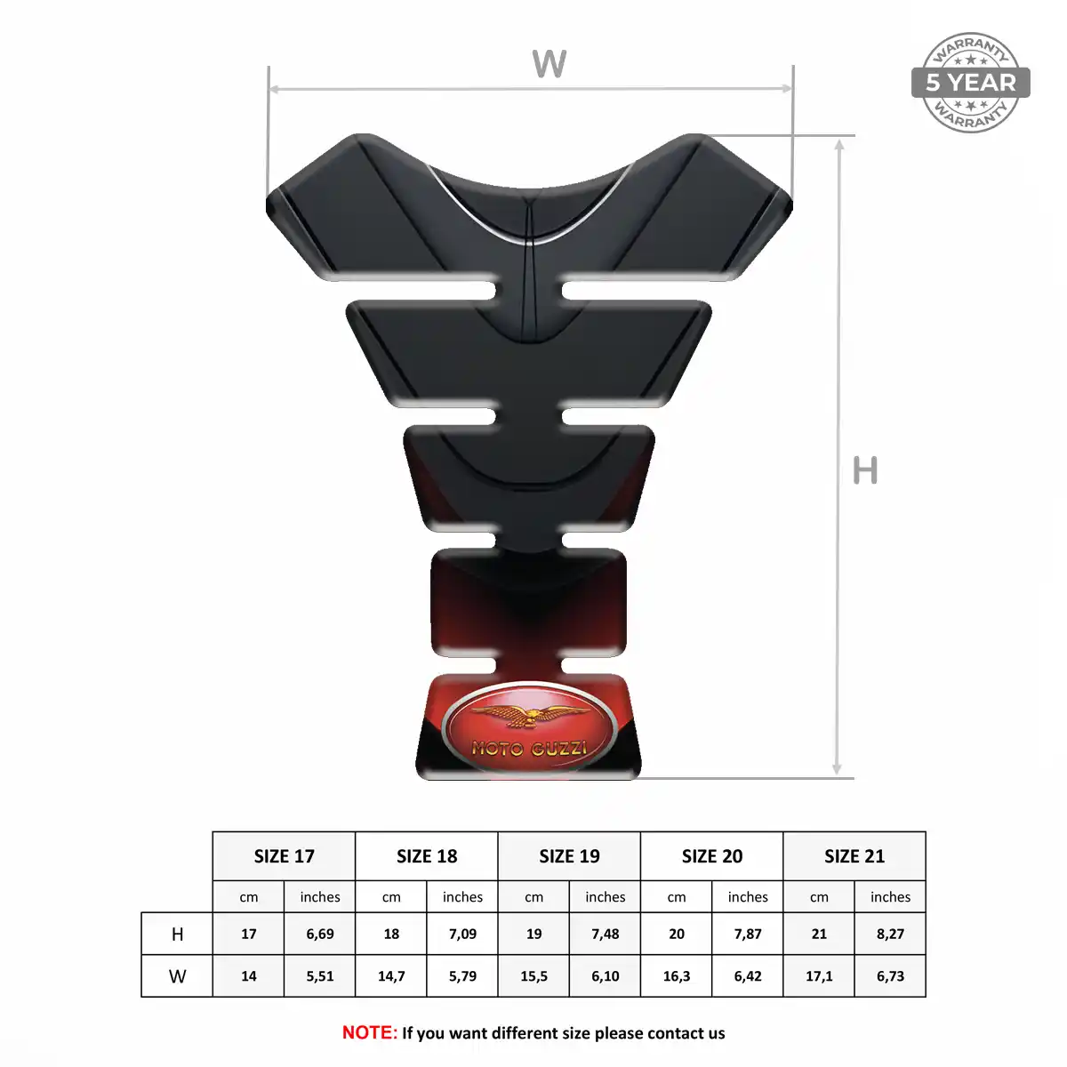 Moto Guzzi Tank Protector Superior Craft