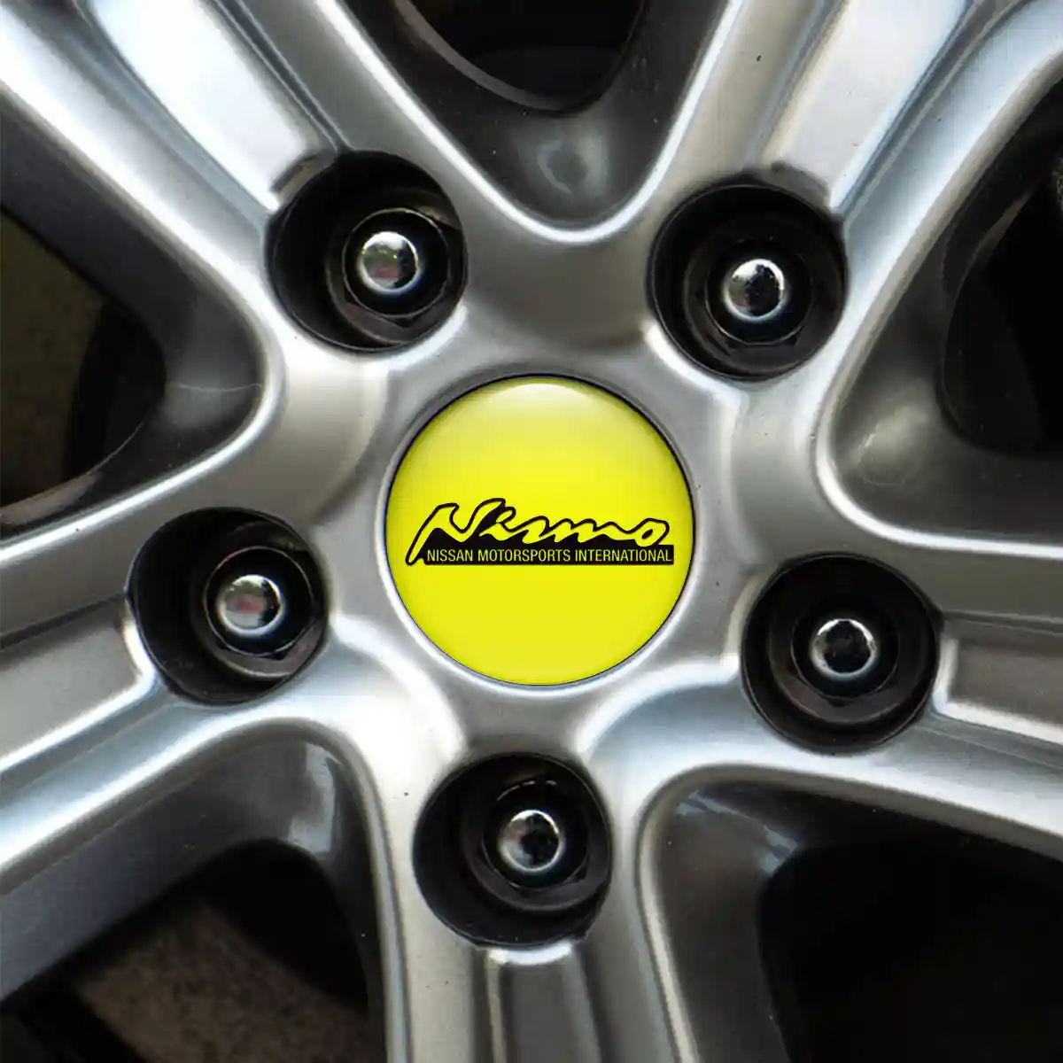 Nismo Badge Emblems Center Cap Sleek Style