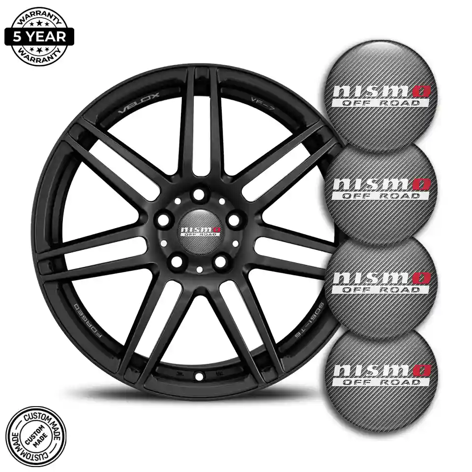 Nismo Emblem Wheel Center Caps Refined Design