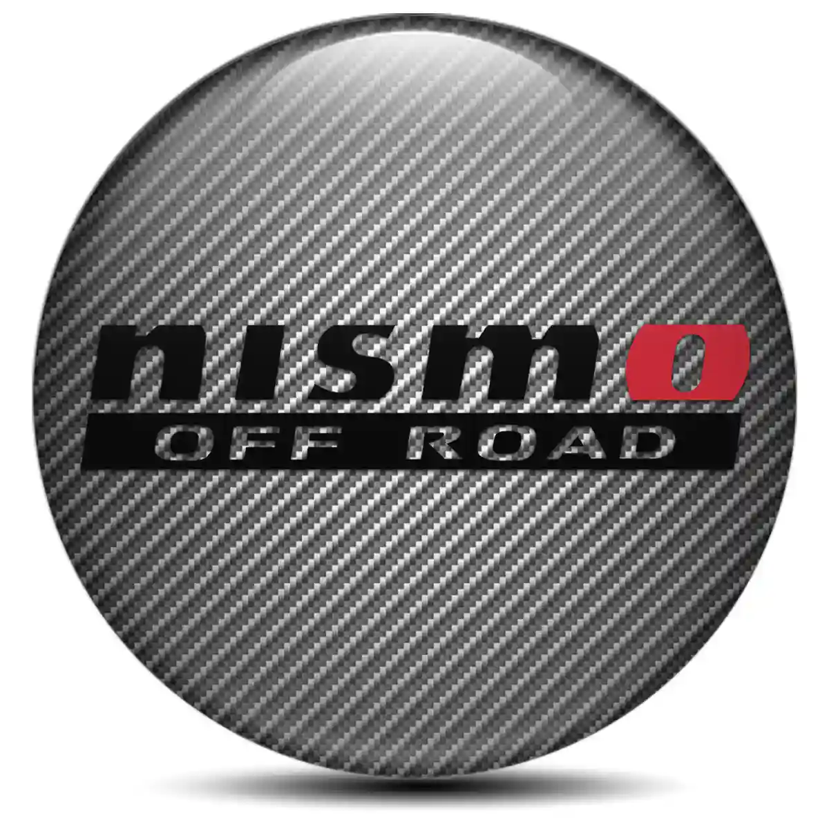 Nismo Logo Silicone Badge Self-Adhesive Elite Finish