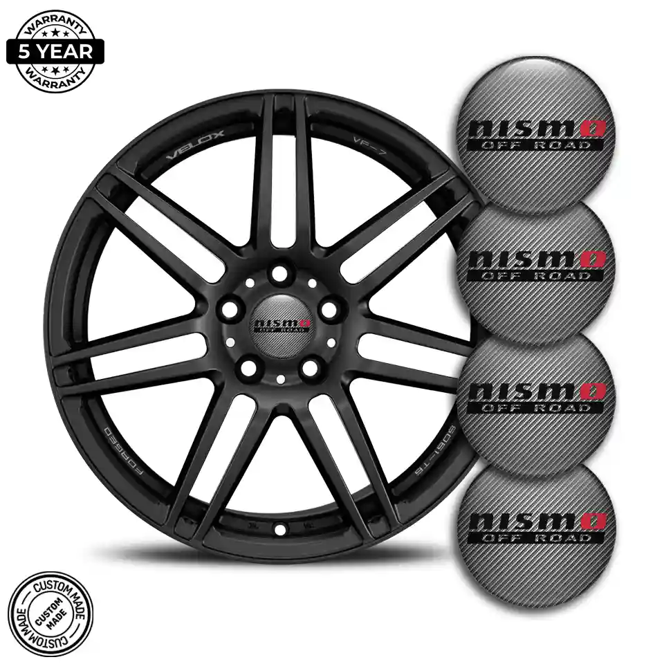 Nismo Logo Silicone Badge Self-Adhesive Elite Finish