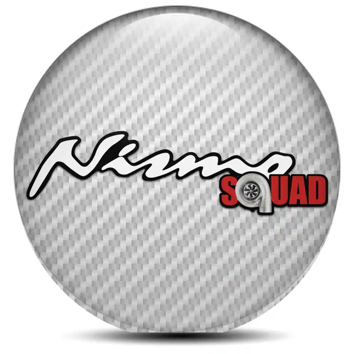 Nismo Logo Silicone Badge Self-Adhesive Prime Quality