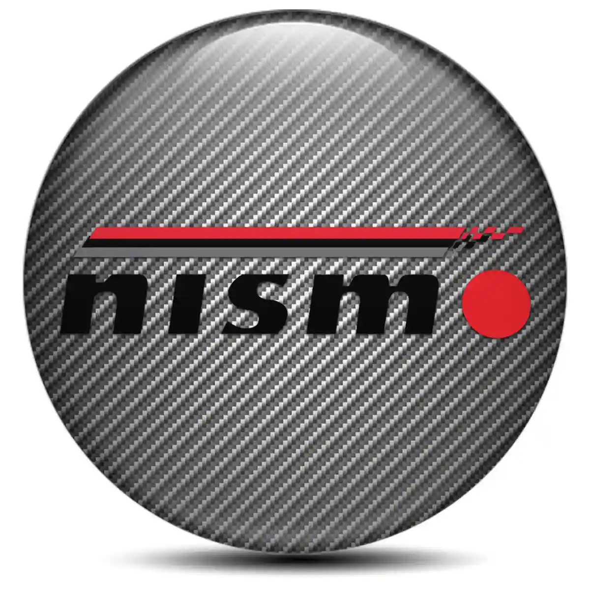 Nismo Logo Silicone Emblem Self-Adhesive Prime Quality