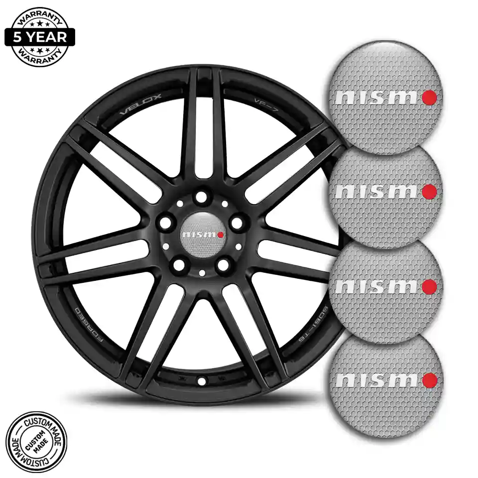 Nismo Logo Silicone Sticker Refined Design
