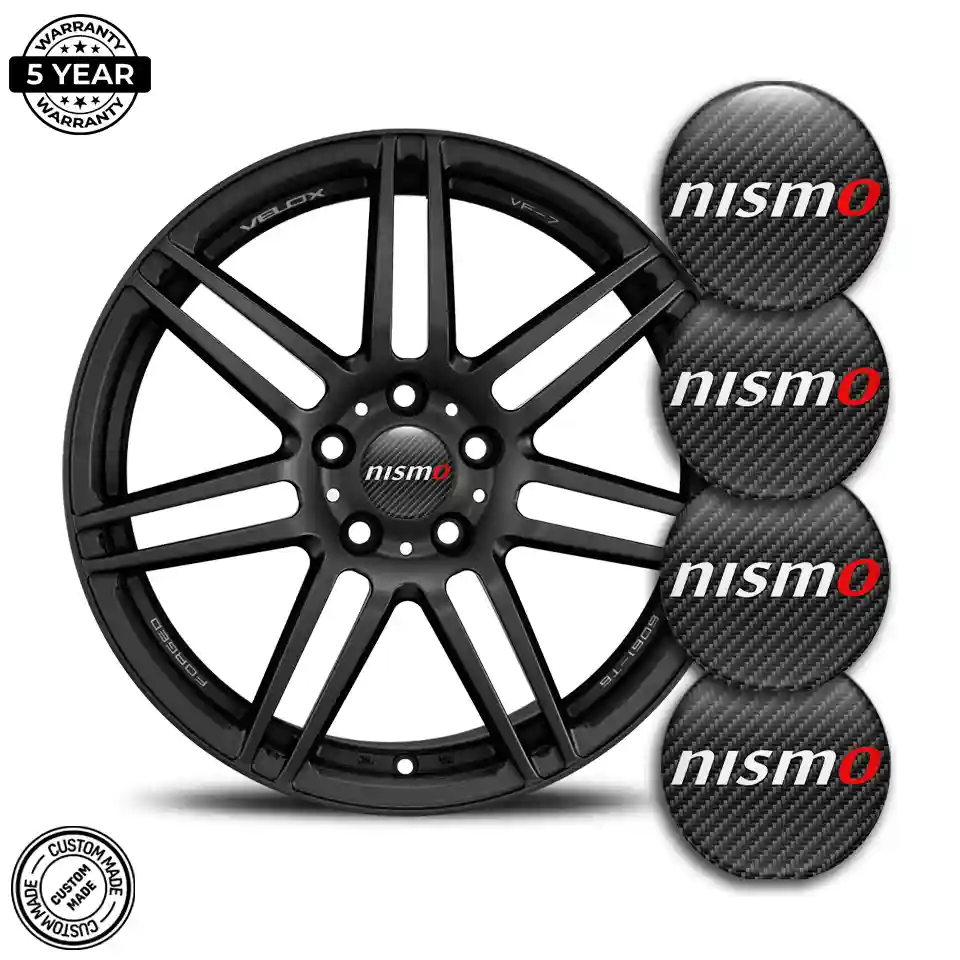 Nismo Logo Silicone Sticker Self-Adhesive Elite Finish