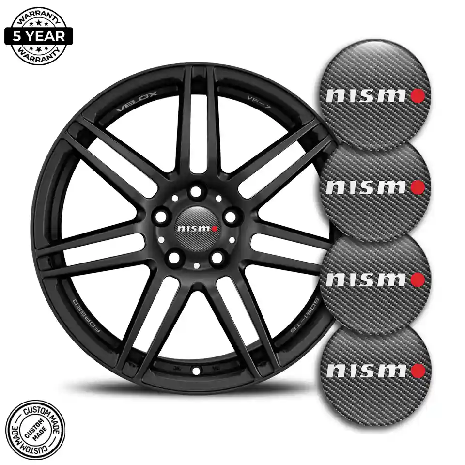 Nismo Wheel Emblem Self-Adhesive Sleek Style