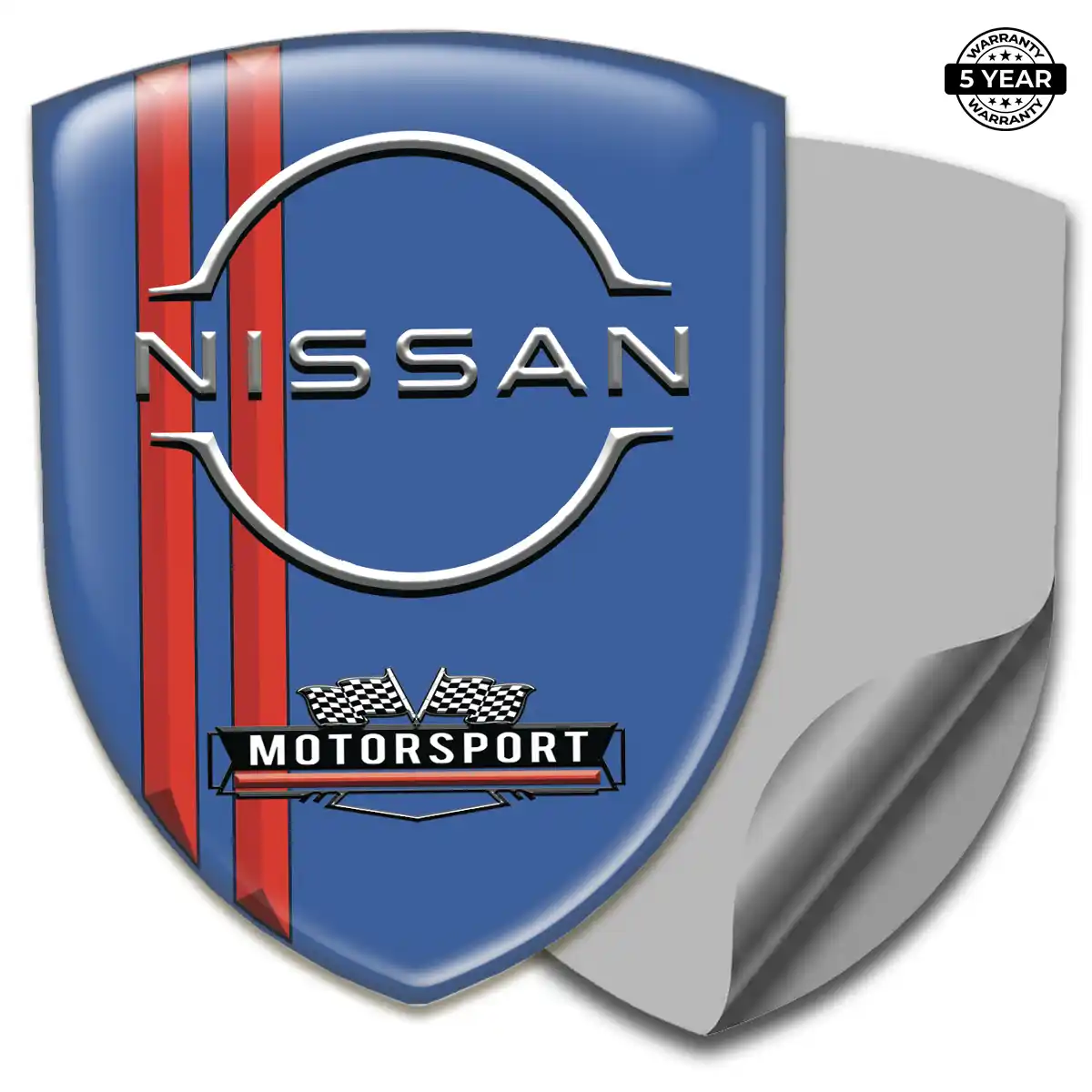 Nissan 3D Badge Sticker Cabin Style