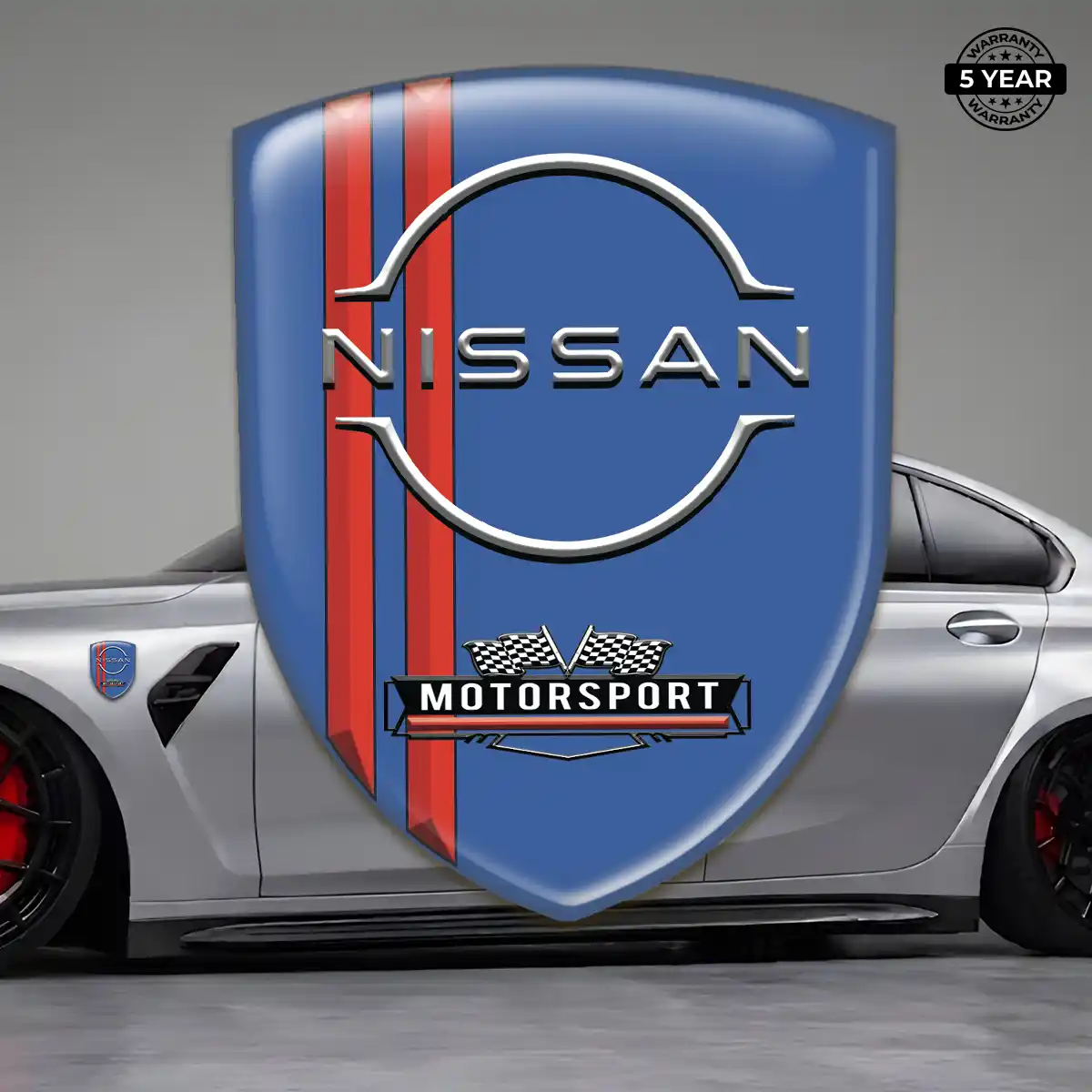 Nissan 3D Badge Sticker Cabin Style