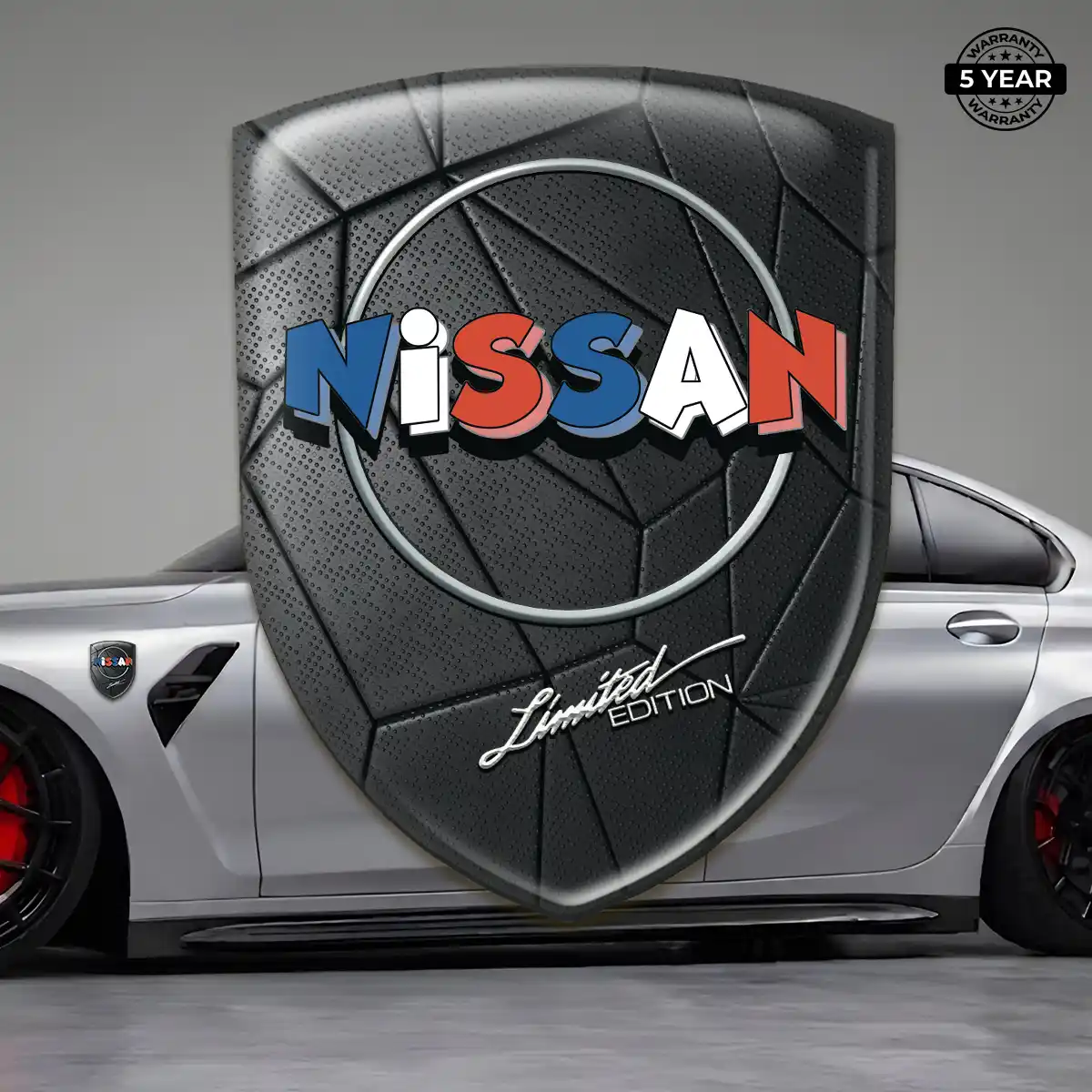 Nissan 3D Badge Sticker Elite Finish