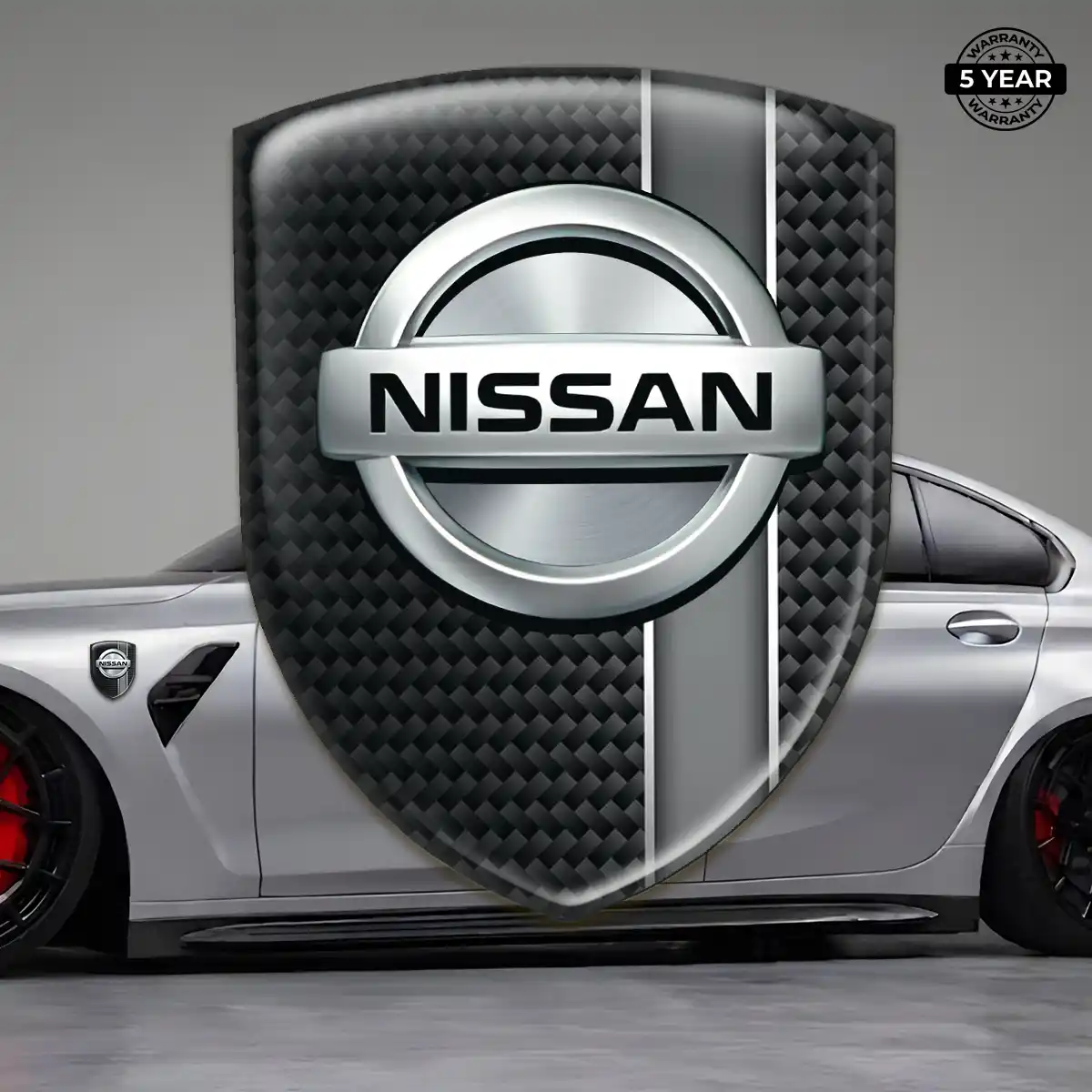Nissan 3D Badge Sticker Interior Luxe