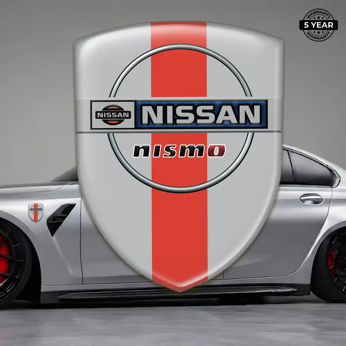 Nissan 3D Badge Sticker Outer Style